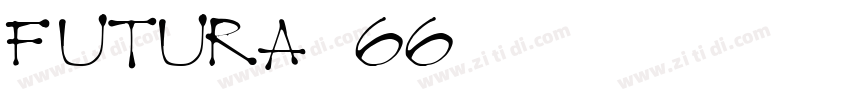 futura 66字体转换